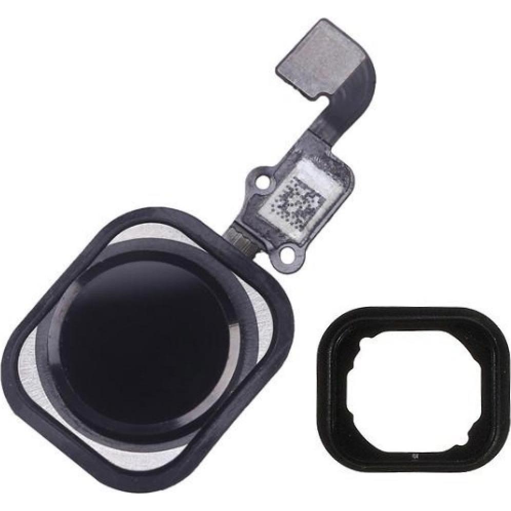 Thumbnail - Foxconn iPhone 6S Plus Home Button Flexkabel + Home Knopf Gummiring schwarz (IPhone 6S Plus), Mobilgerät Ersatzteile, Sc...