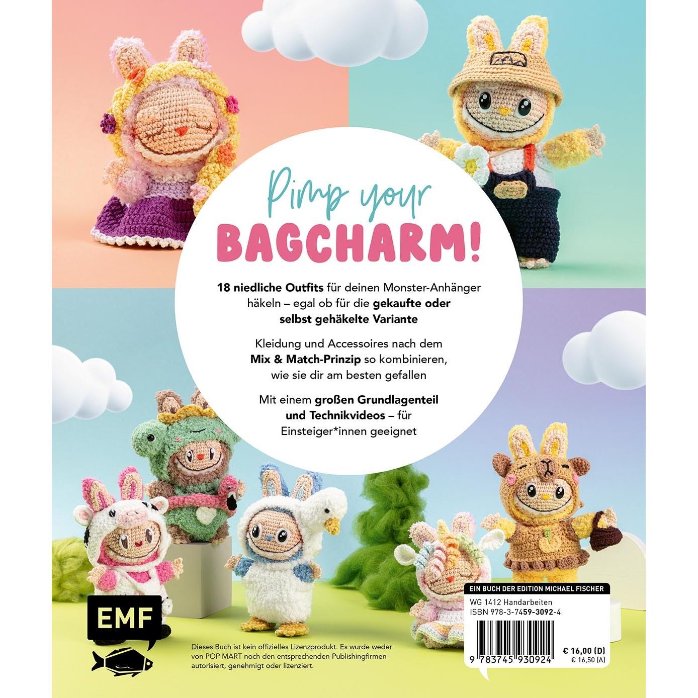 Cute Monsters - Das Häkelbuch für Labubu-Fans - inklusive Anleitungen für die Figuren!, Manuale di Yvonne Rapp