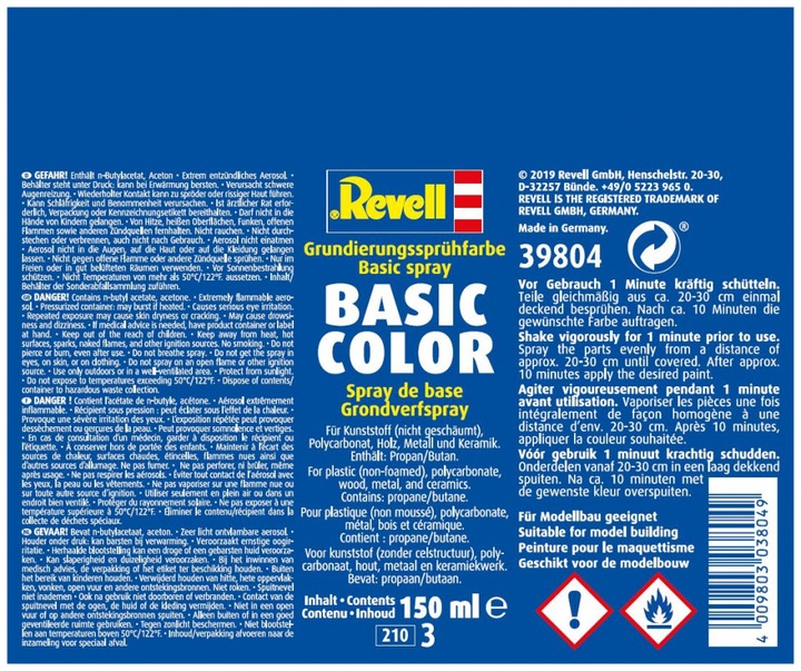 Immagine prodotto Revell Basic Color Spray