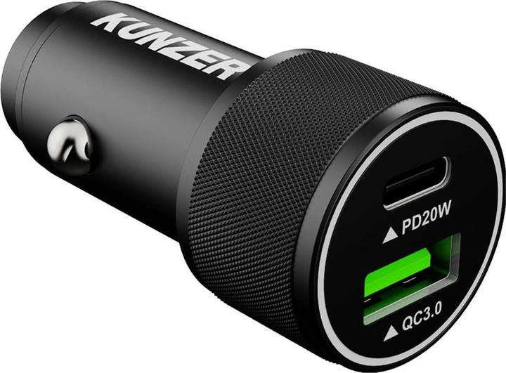 Produktbild Kunzer 7USBAC12 Adapter 1x USB-A, 1x USB-C® Schwarz