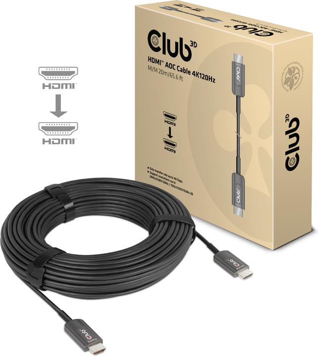 Immagine prodotto Club 3D HDMI (Typ A) — HDMI (Typ A) (20 m, HDMI, 2.1)