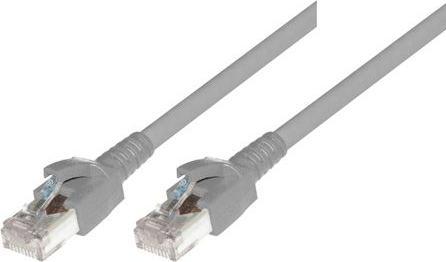 Actual product image Dätwyler patch cable S/FTP, PiMF, Cat 6a, grey, 10,0 m (PiMF, CAT6a, 10 m)