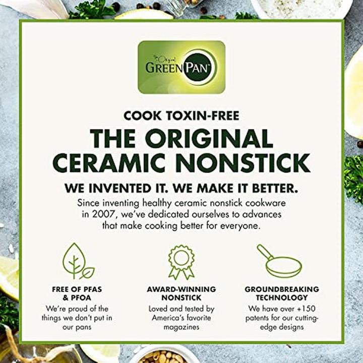Actual product image Greenpan Mayflower Pro breakdown kit - 10 delig - PFAS-vrij (28 cm, Pan set + pot set, Aluminium)