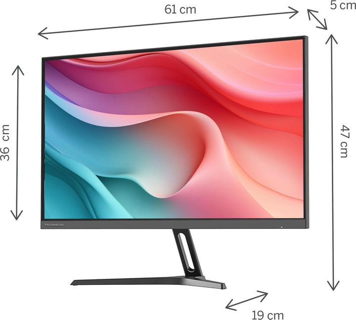 Actual product image Thomson LCD Monitor||27 "|1920 x 1080 pixels|Full HD|Native aspect ratio 16:9|Flat|M27FB2Y15 (1920 x 1080 pixels, 27")