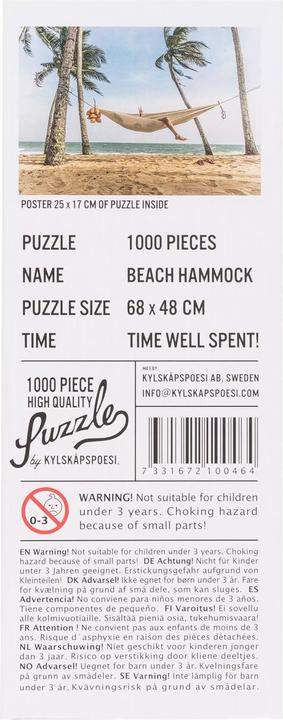 Produktbild Puzzle "Hängematte" (1000 Teile)