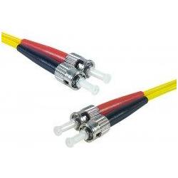 Exertis Connect LWL Patchkabel Eco, 9/125 µm, OS2-Faser, 2x ST Stecker/2x ST Stecker, gelb, 3.0 m UPC UPC-Schliff (CAT6a...