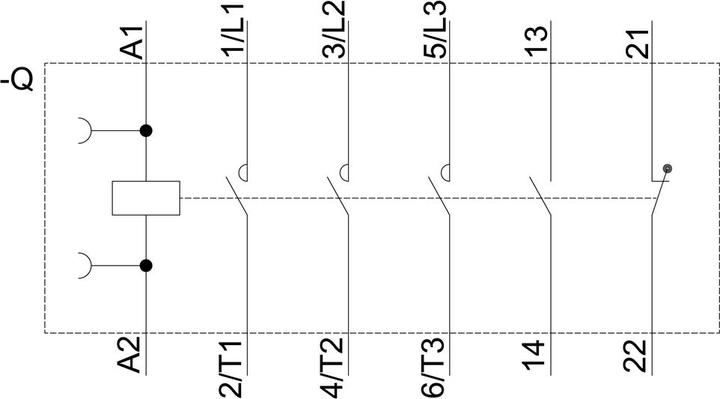Produktbild Siemens Schütz 7,5kW 110Vac Größe 0