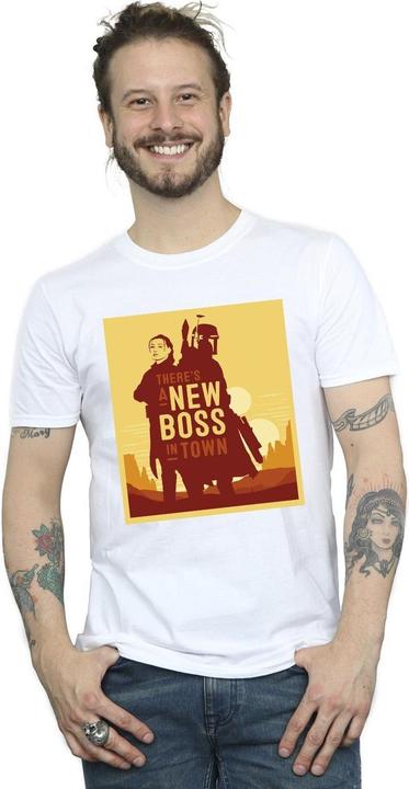 Produktbild Star Wars The Book Of Boba Fett New Boss Sun Silhouette TShirt (3XL)
