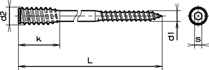 Image du produit Toproc Vis pour montage à distance BABY (100 Vis par pièce)