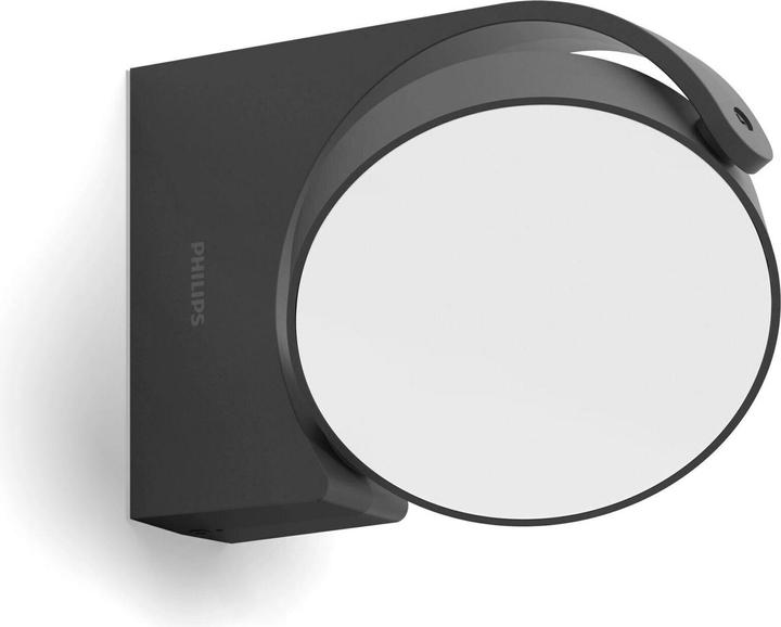 Image du produit Philips Mimosa mur 7W Anthr. 2700K (630 lm)