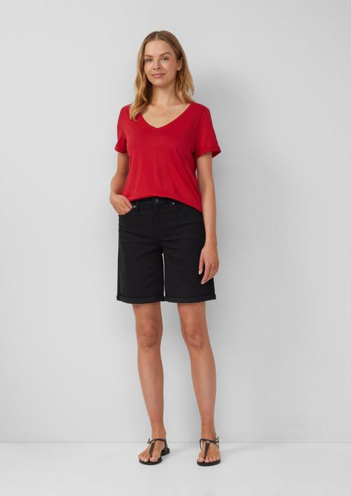 Produktbild S.Oliver T-Shirt Weiches T-Shirt aus Baumwolle mit V-Ausschnitt (34)