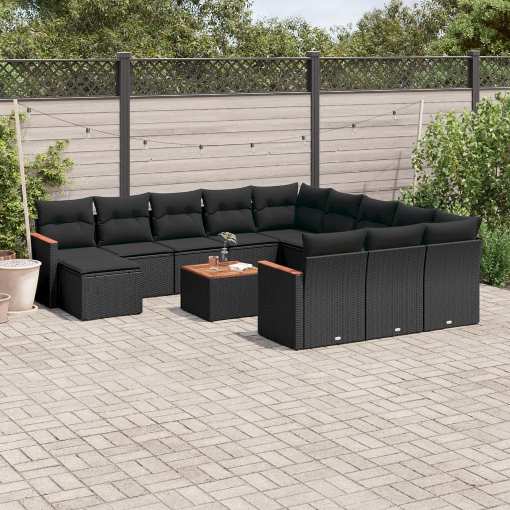 Thumbnail - VidaXL, Gartenlounge, 10-tlg. Garten-Lounge-Set mit Kissen