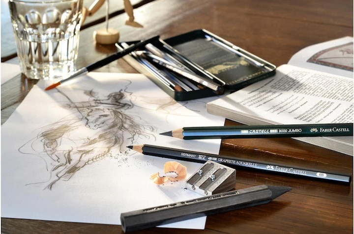 Image du produit Faber-Castell Set Pitt Graphite (2H, 4B, 6B, 3B, B, HB, 2B, 26 x)
