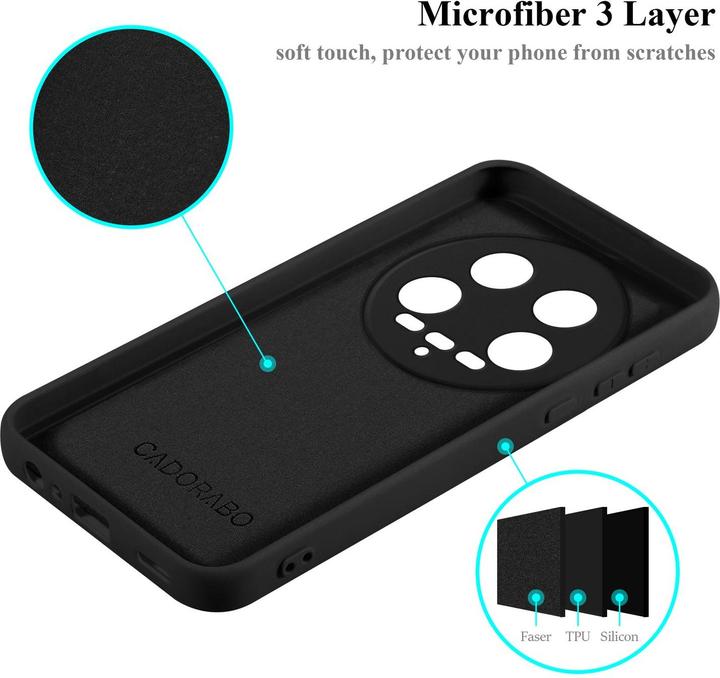 Image du produit Cadorabo Housse pour Xiaomi 14 Ultra TPU avec protection liquide en silicone (Xiaomi 14 Ultra)