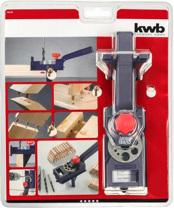 Actual product image kwb Dowel Drill Jigs Kplset (6 mm, 8 mm, 10 mm)