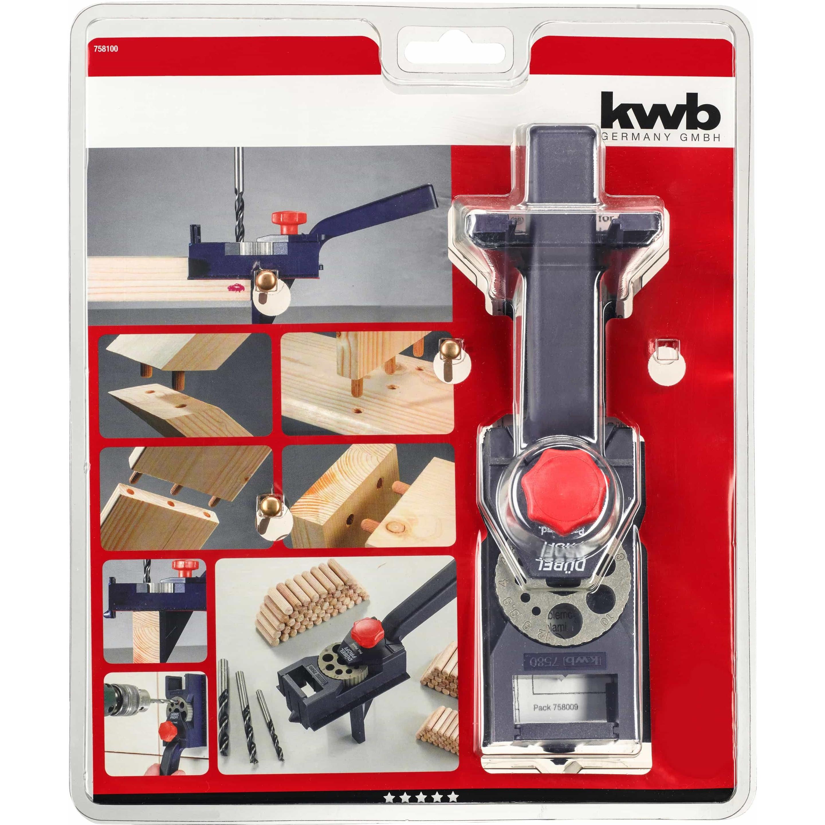 Thumbnail - kwb, Bohrereinsatz, Duebelbohrlehren Kplset (6, 8, 10 mm)
