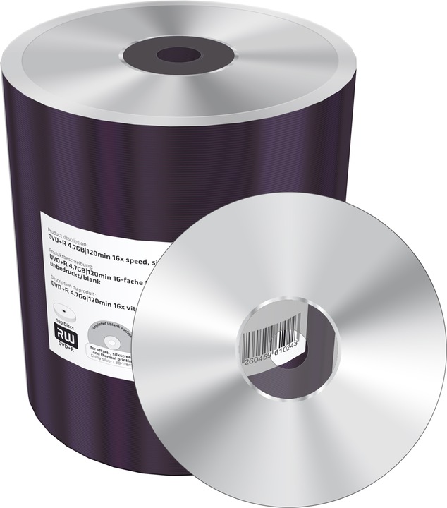 Produktbild MediaRange DVD+R 4.7GB, 100er Spindel (100 x)