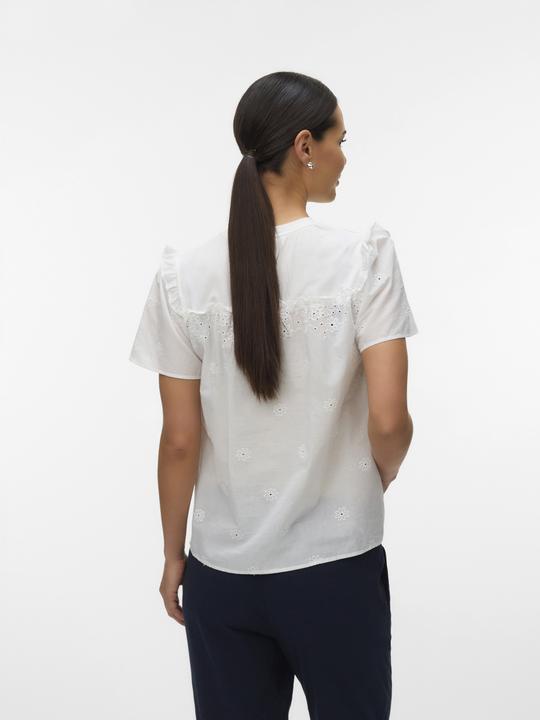 Immagine prodotto Mamalicious Normal geschnitten Rundhals Puffärmel Top Bluse (M)