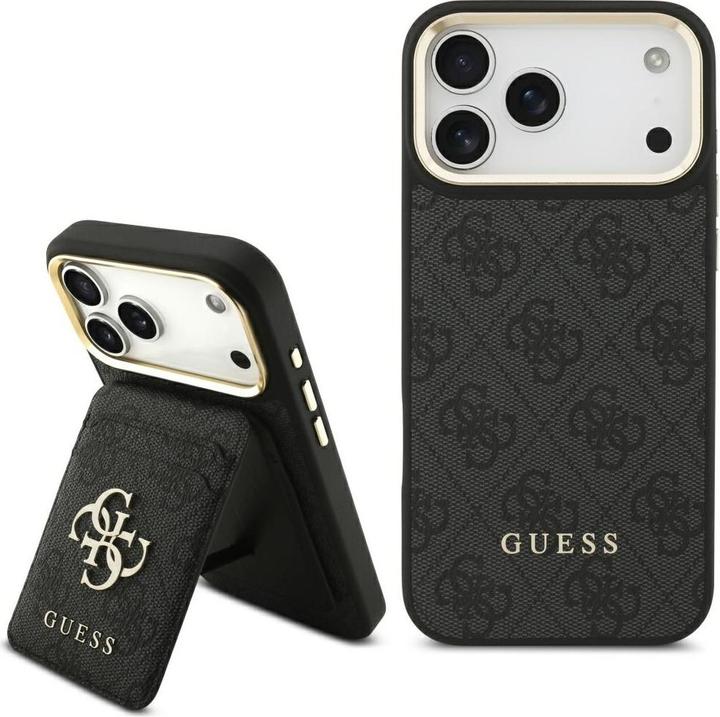 Actual product image Guess - Cardslot 4G MagSafe (GUBPHCP17XP4SM4MCK) - iPhone 17 Pro Max - Black (Apple iPhone 17 Pro Max)