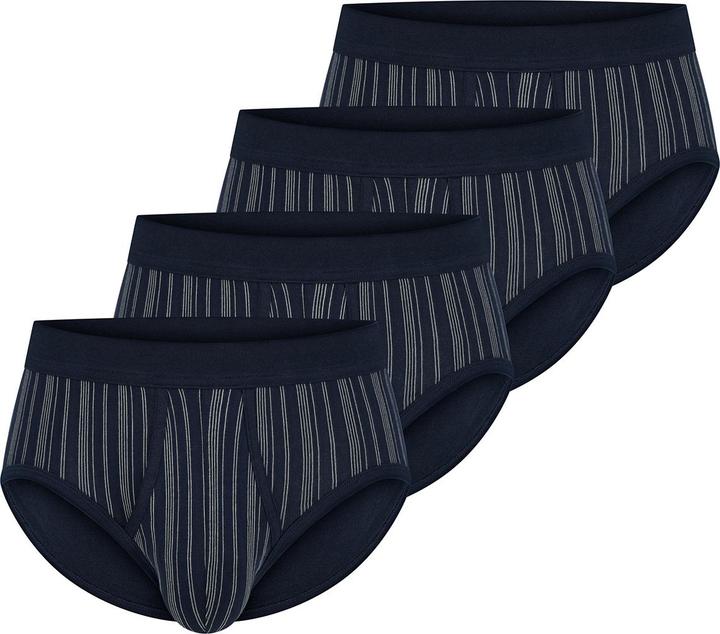 Immagine prodotto Schiesser Confezione da 4 pezzi di Original Classics, slip sportivi a costine sottili con cavallo (L, confezione da 4)