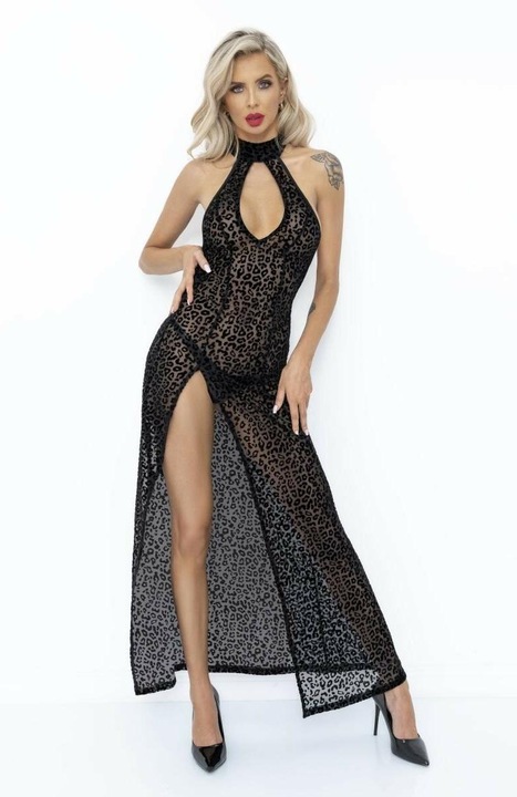 Actual product image Noir Handmade long dress (3XL)