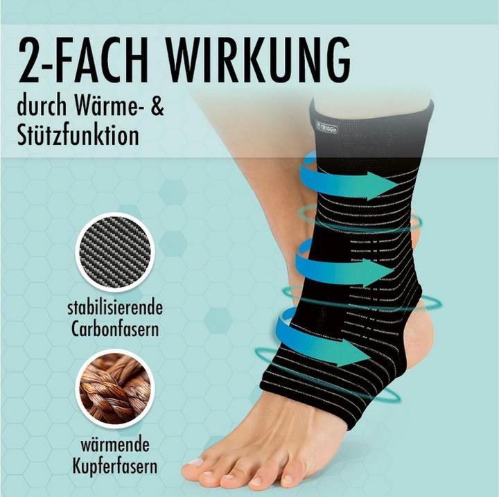 Produktbild Triggin Bandage Knöchel anthrazit (One Size)