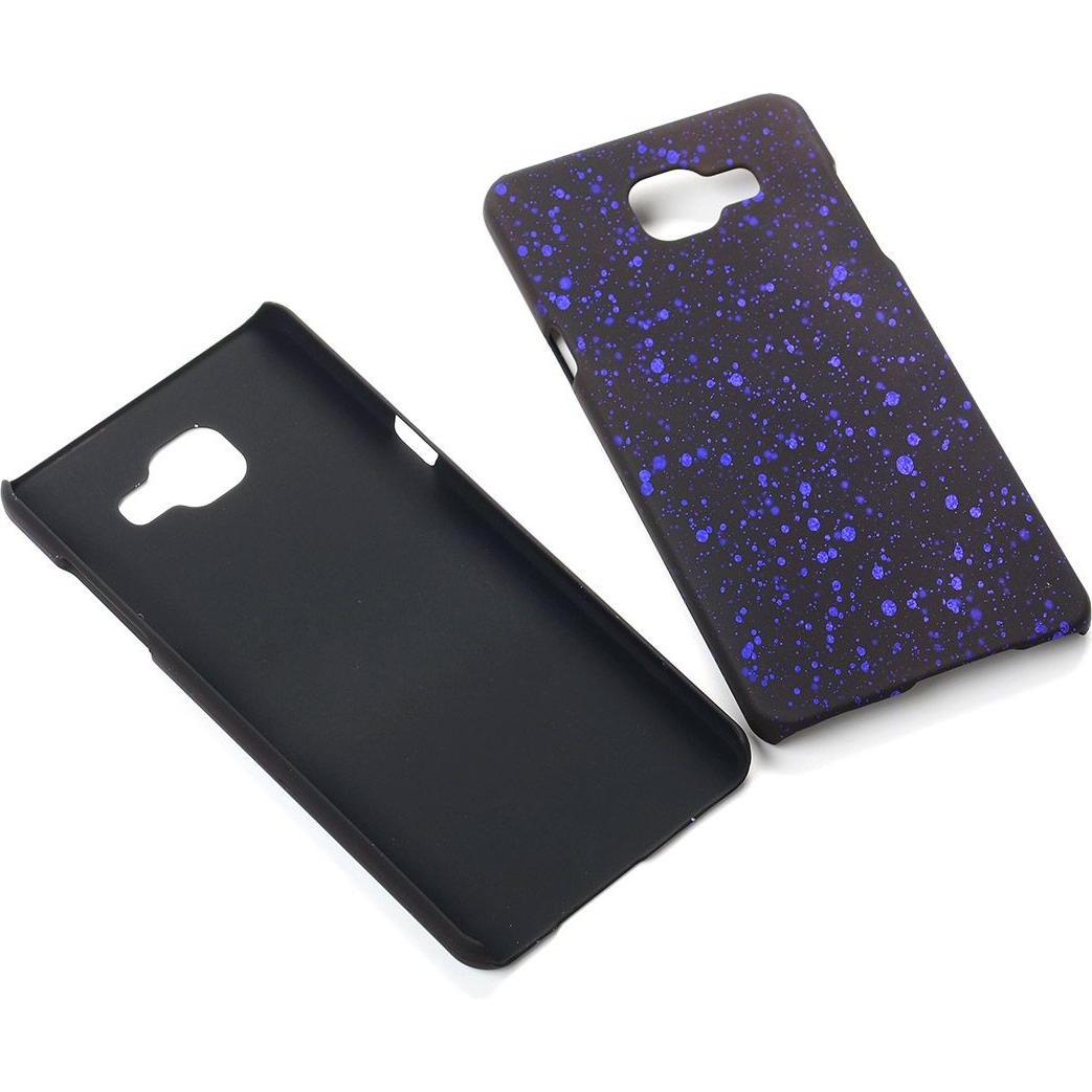 König Design Handy Hülle Schutz Case Bumper Etuis für Samsung Galaxy A5 2016 3D Sterne Lila (Samsung Galaxy A5 (2016)), ...