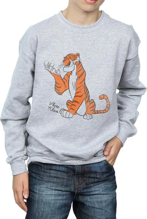 Actual product image Disney Boys The Jungle Book Classic Shere Khan Sweatshirt (140, 146)