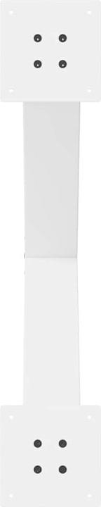 Immagine prodotto vidaXL Gambe del tavolo da pranzo X-shape 3 pz. Gamba tavolo in acciaio bianco 80x(72-73) cm