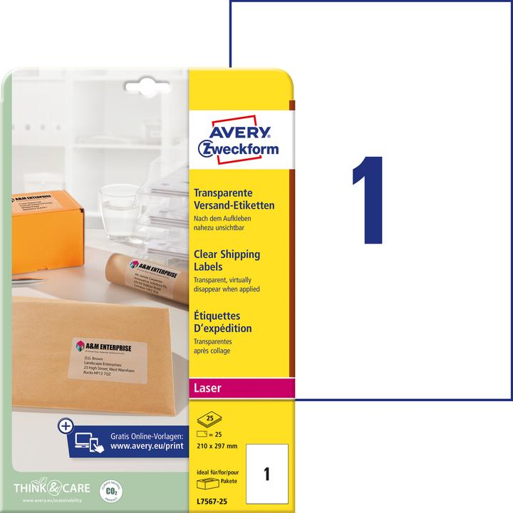 Avery Verzendetiketten