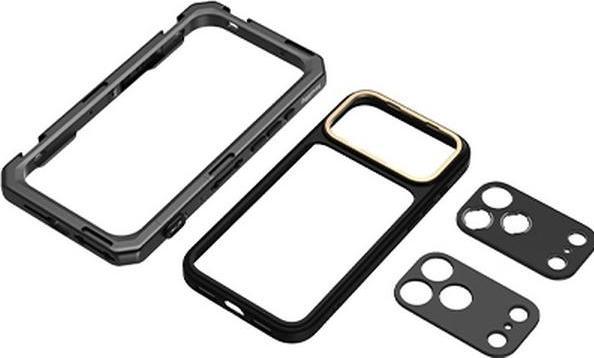 SmallRig Käfig-Kit für iPhone 17 Pro: Mobiles Dual-Handheld-Telefonkäfig-Kit - Basiskäfig (Cage)