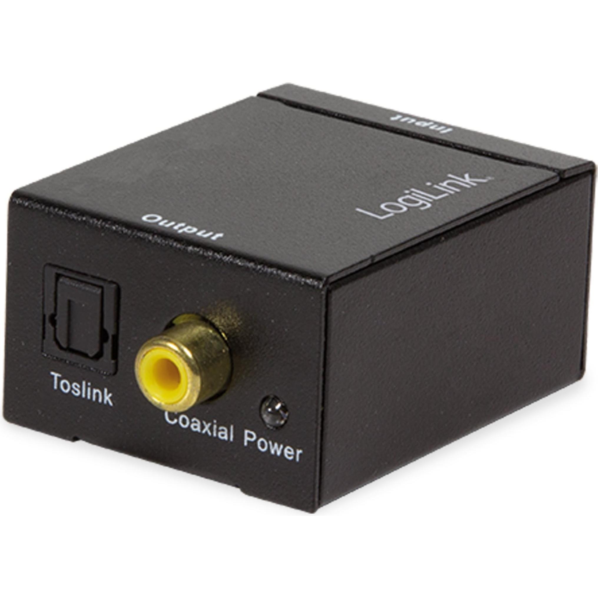 Thumbnail - LogiLink Analog Audio Konverter (Analog -> Digital), Audio Adapter, Schwarz