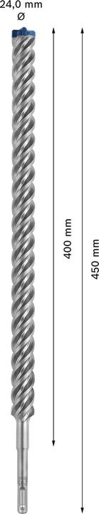 Actual product image Bosch Professional Zubehör EXPERT SDS plus-7X hammer drill, 24 x 400 x 450 mm (24 millimetres)