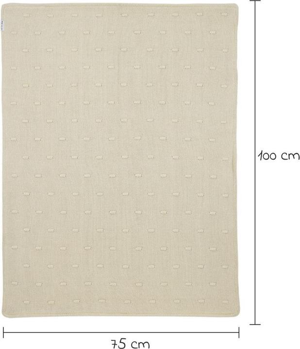 Actual product image Meyco Knots teddy baby blanket