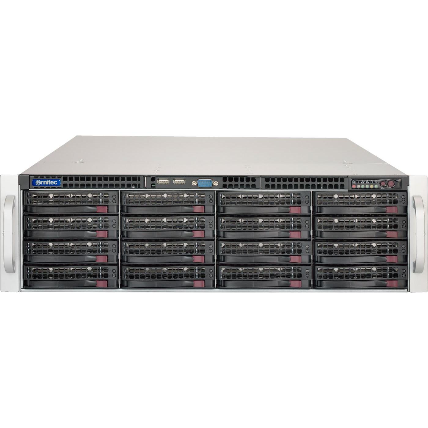 Ernitec 3U 16 Bay Server - Intel Core (Intel Core i7, 16 GB, Rack Server), Server