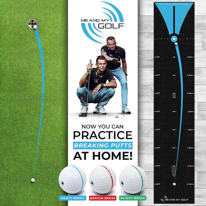 Actual product image Me and my Golf Breaking Ball Putting Mat (11 ft)