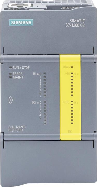 Actual product image Siemens CPU 1212FC, DC/DC/RLY