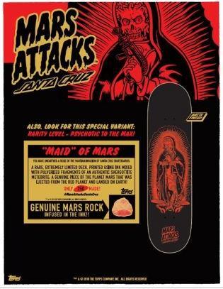 Produktbild Santa Cruz Mars Attacks Mystery Pack (8.25")