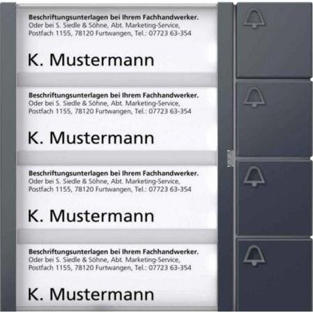 Siedle, Klingel + Türsprechanlage, Tasten-Modul
