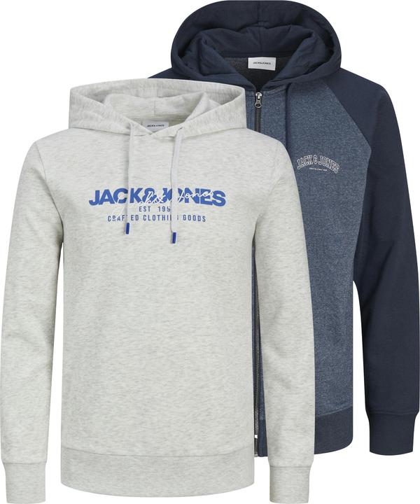 Actual product image Jack & Jones Jjricky Jjalvis Sweat Mix 2pk Mp (S)