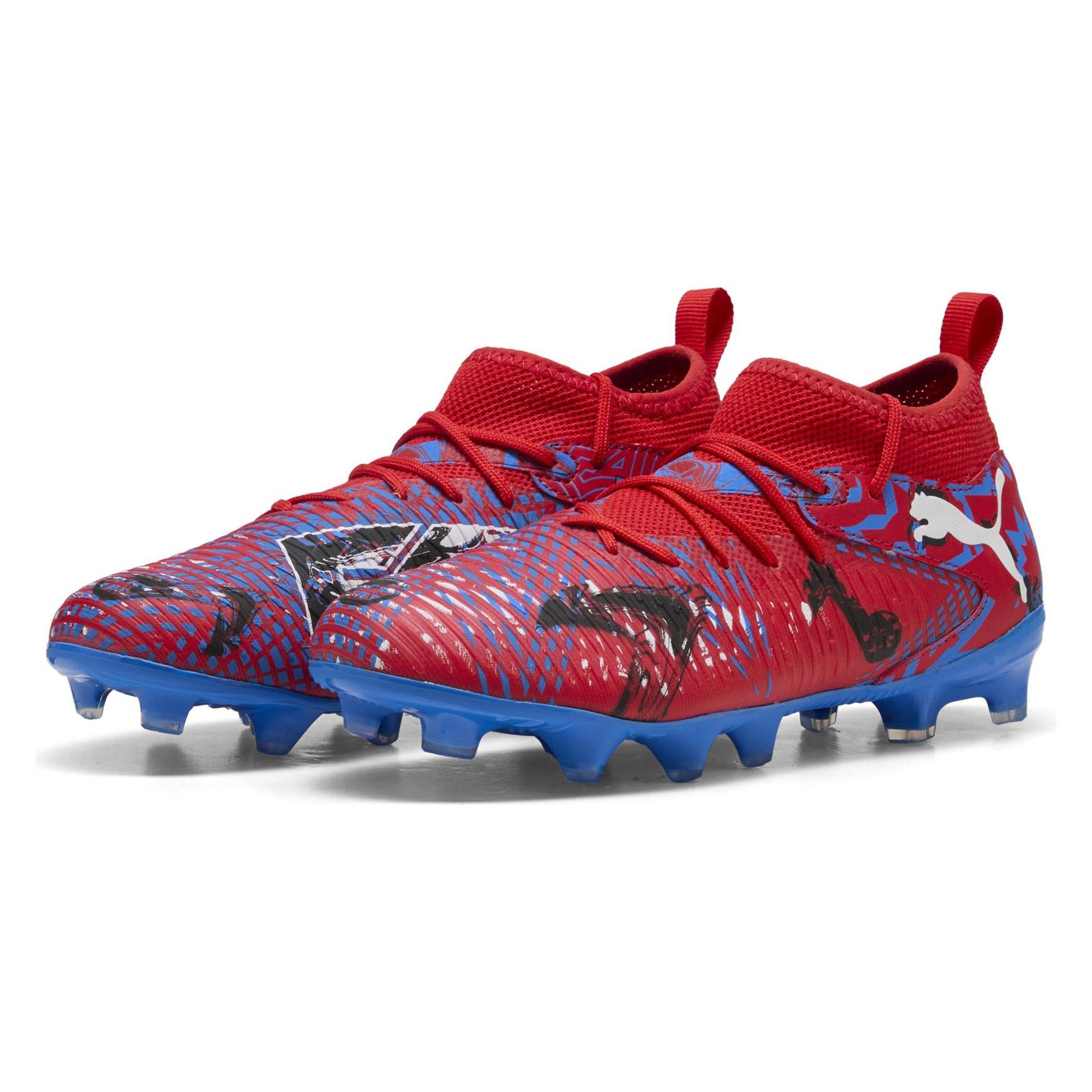 Puma, Jungen, Fussballschuhe, Future 8 Match Playmakers Fg/Ag Jr (37), Rot, Schwarz