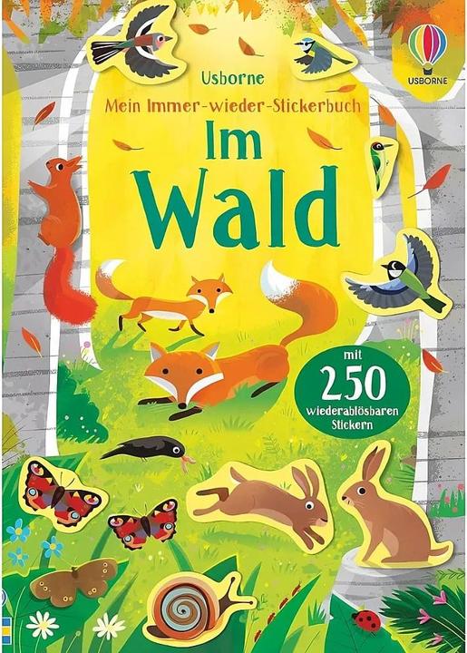 Il mio libro degli adesivi ancora e ancora: Nella foresta