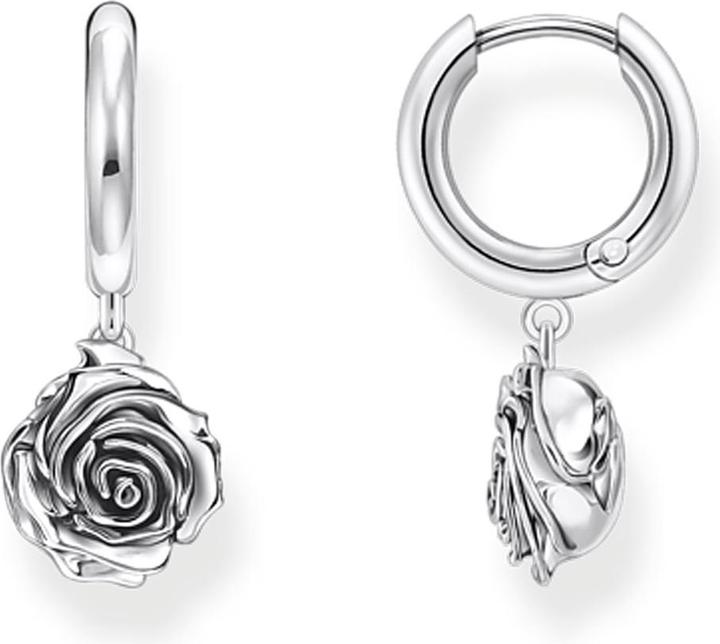 Immagine prodotto Thomas Sabo Creolen Midnight Rose Silber (Argento 925)