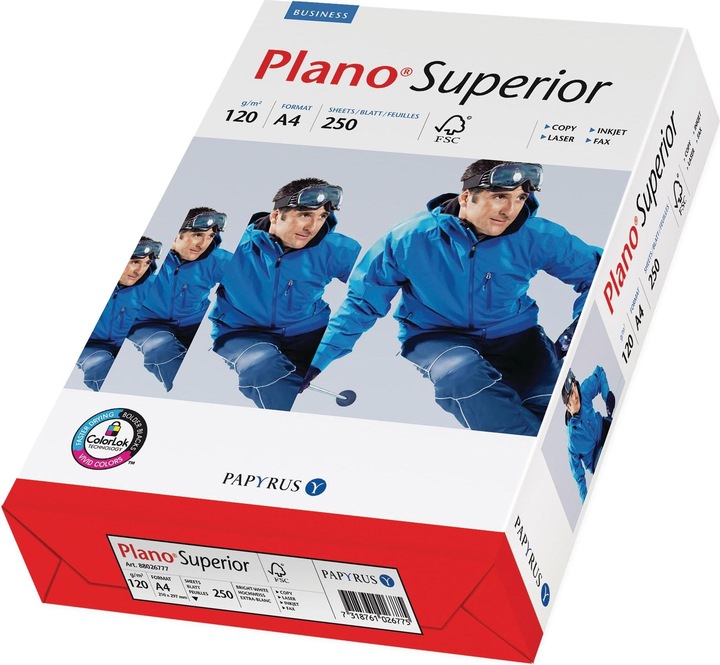 Actual product image Papyrus Plano Superior, from 5 pieces (120 g/m², 250 x, A4)