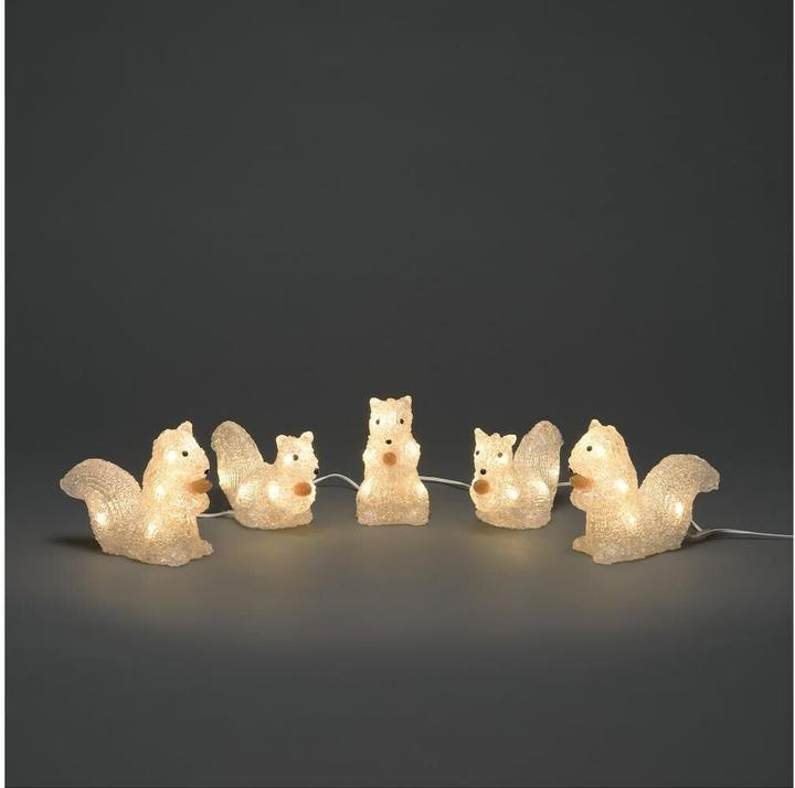 Image du produit Konstsmide LED-Figur Eichhörnchen, 5 x 8 LED