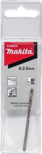 Actual product image Makita METAL DRILL BIT 2,50X57MM HSS-G (2.5 millimetres)