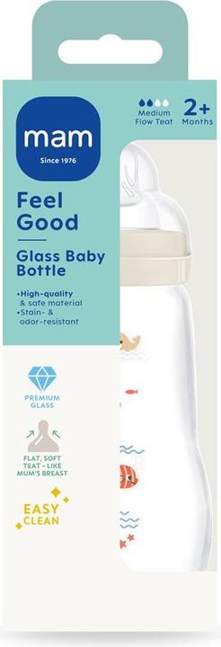 Image du produit MAM Bouteille en verre Feel Good 90ml 0+m (1pc) (260 ml)