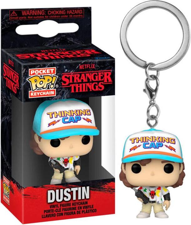 Immagine prodotto Funko Portachiavi Pop! Stranger Things S4 : Dustin