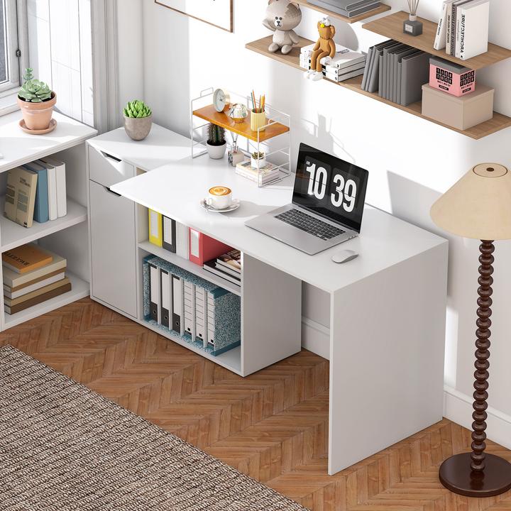 Produktbild Homcom Eckschreibtisch (120 x 96 x 75 cm)