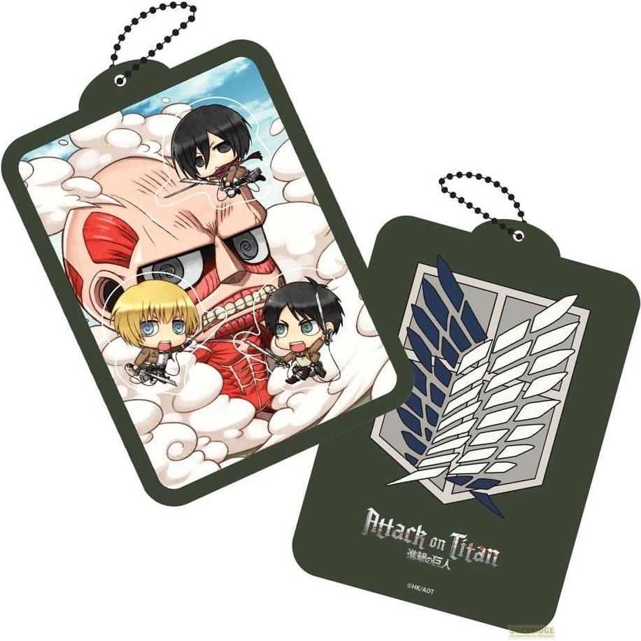 POPbuddies, Portachiavi, Attack on Titan Shaker Acryl Schlüsselanhänger Kawaii Attack!